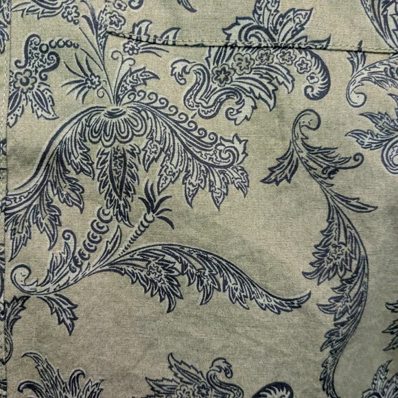 NWT Houston White Men's Olive Casual Button Down Shirt Sz M - Picture 9 of 11